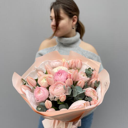 Tulips and ranunculi