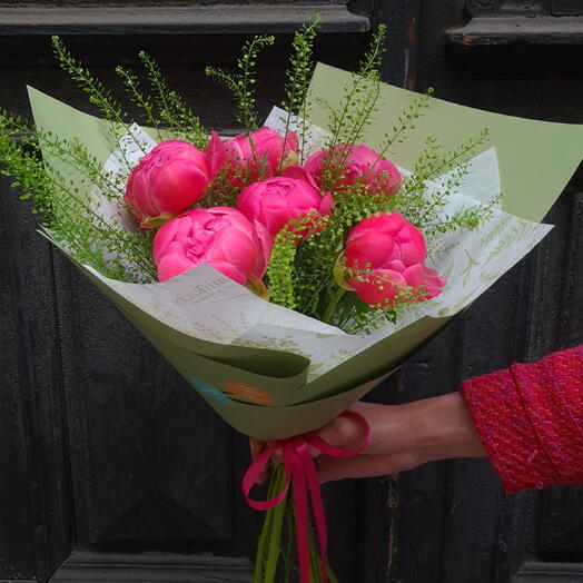 Coral Peonies bouquet