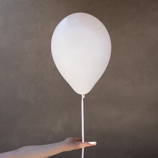 Helium Balloon - White