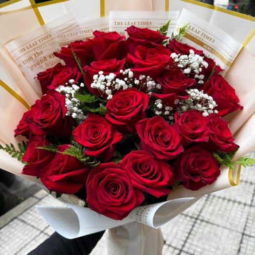 24 Rosas Rojas importadas