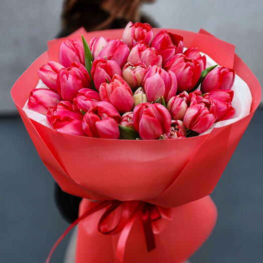 Bouquet of 21 tulips
