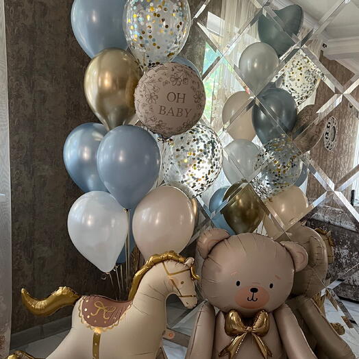 Gentle Baby Discharge Set with Large Figures