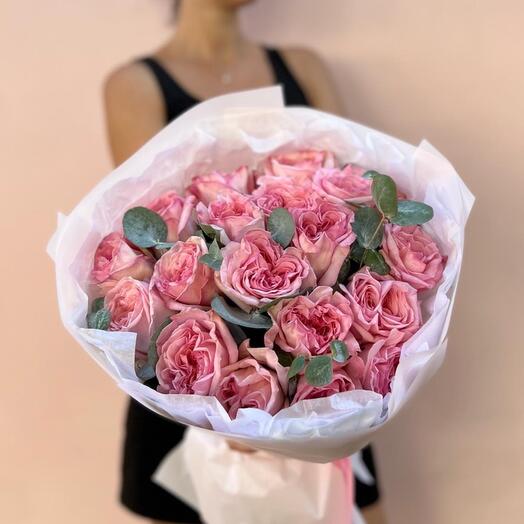 19 pink roses