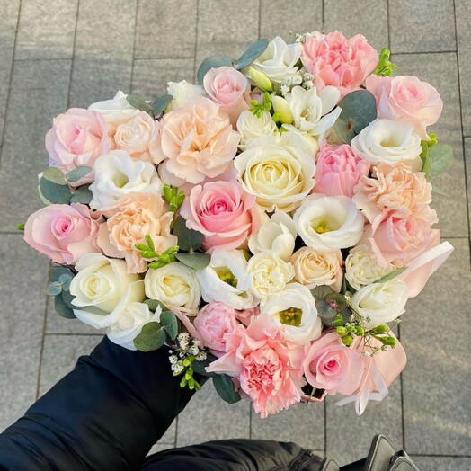 Flowerbox w kształcie serca