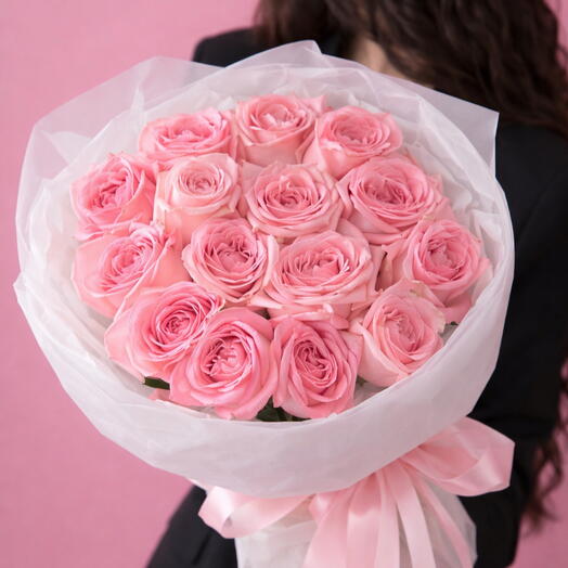 🌹Bouquet of 15 peony roses