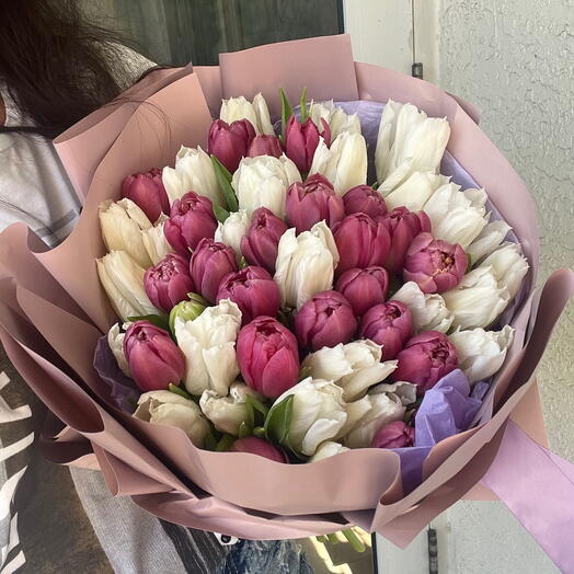 Peony tulips 50 pieces