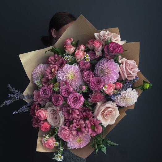 Fall 6 with dahlias and french roses