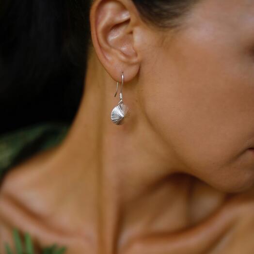 Vietnamese hat earrings