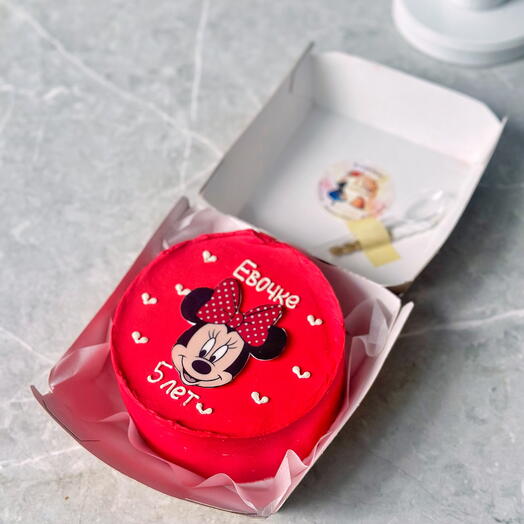 Bento Minnie Mouse - Vanilla Strawberry