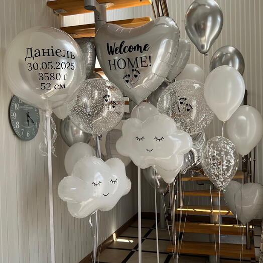 Discharge in White and Silver Tones