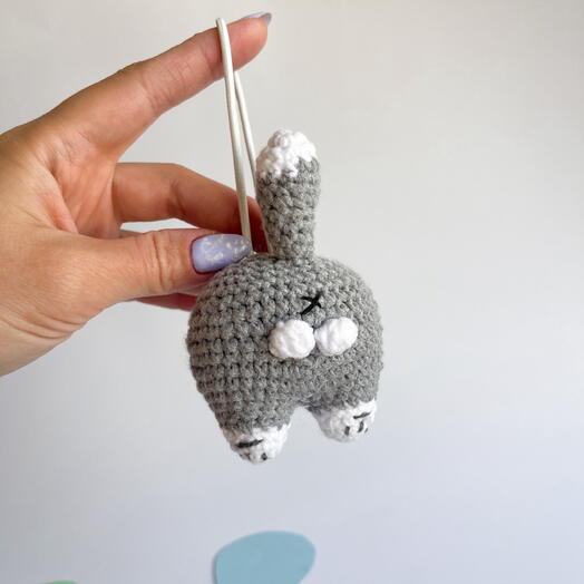 Попка котика, подвеска для зеркала заднего вида в машине