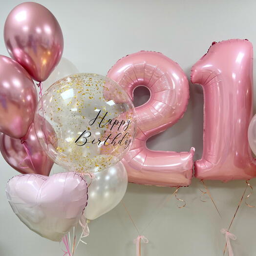 Birthday balloon set