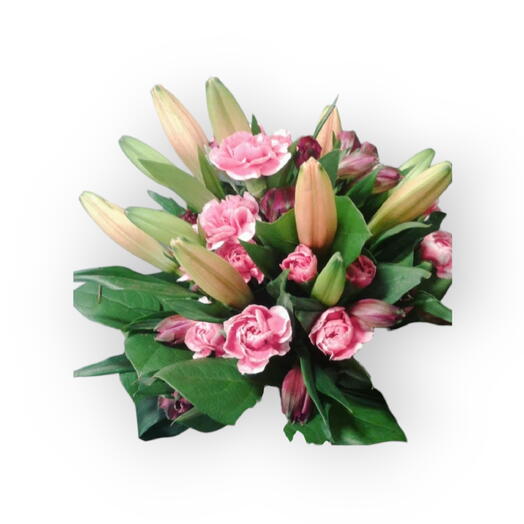 Cottage chic Lily bouquet. Лилия