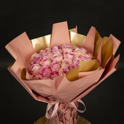 51 pink roses