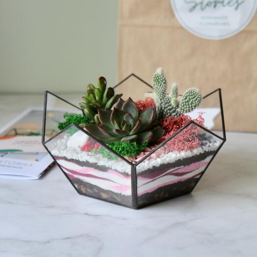 Florarium "Flower" – Mini Gift