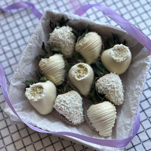 Fresas cubiertas de chocolate ELEGANCE MINI