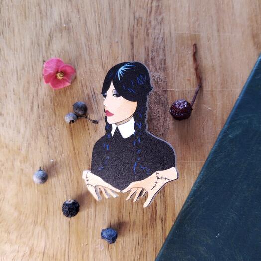 Brooch "Wednesday"