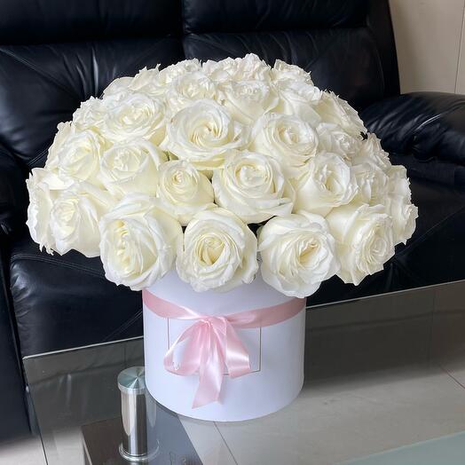 Caja de 45 rosas