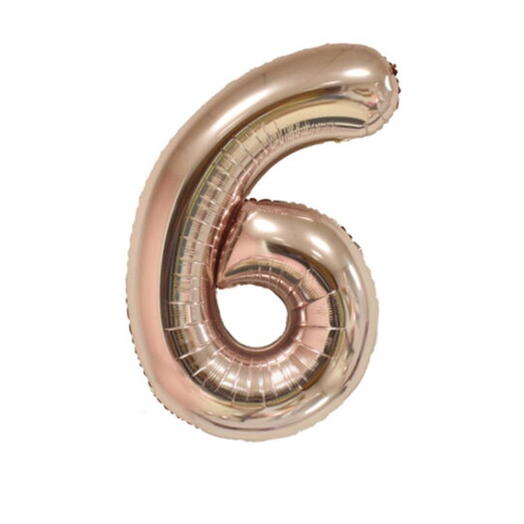 Large 60 cm Balloon Number 6