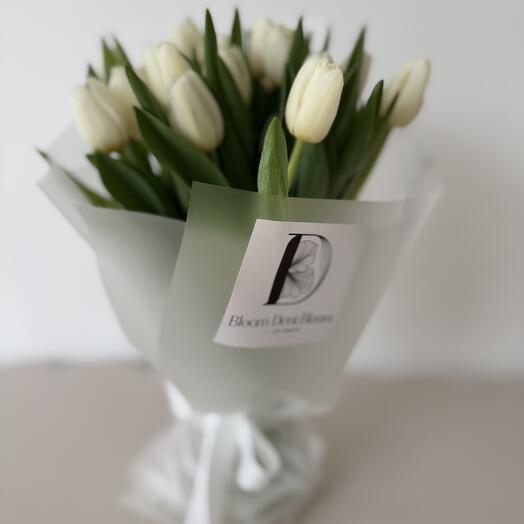 White tulips