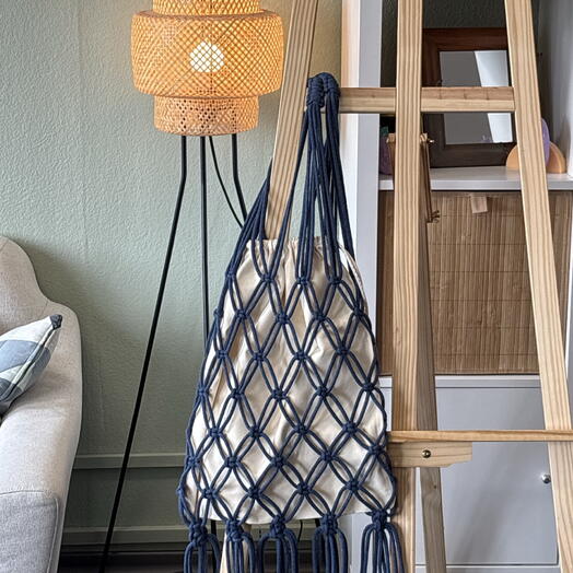 Boho makrame bag  Makrame shoulder bag