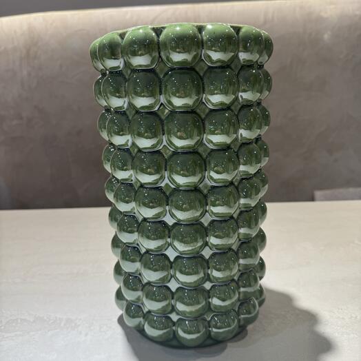 Zielony wazon Bubble