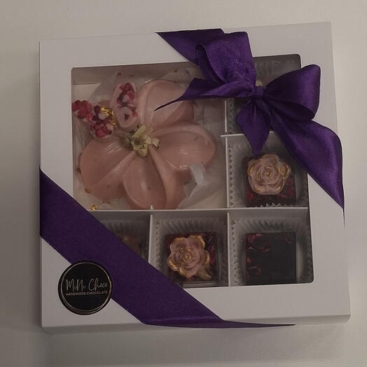 Chocolate set "Plumeeria"