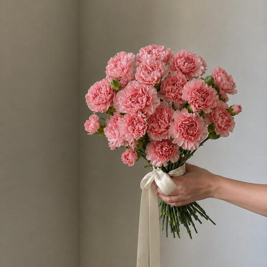 Carnation bouquet (dianthus pink)