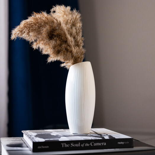 GGeometry Белая керамическая ваза