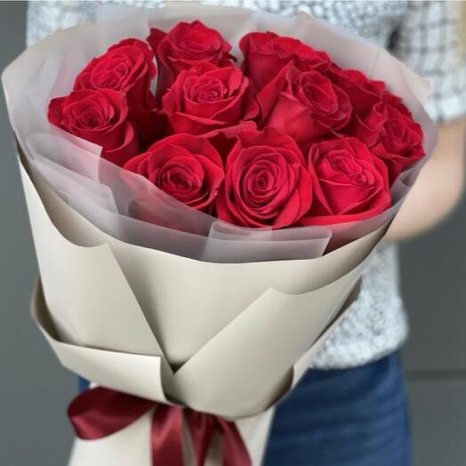 Red roses 11pcs