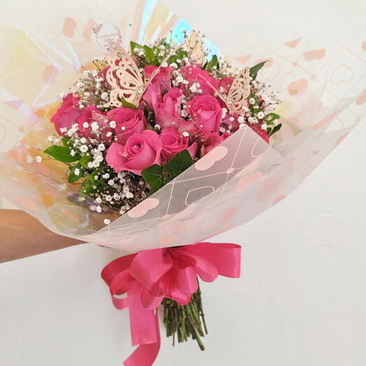 Rosas fucsias