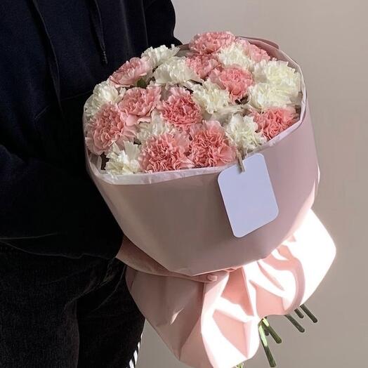 Букет из 25 диантусов микс