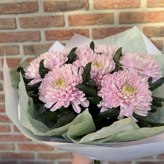 Bouquet of 7 chrysanthemums