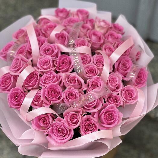 🌹Bouquet of 51 roses pink
