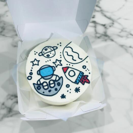 Chocolate bento cake "Cosmos"