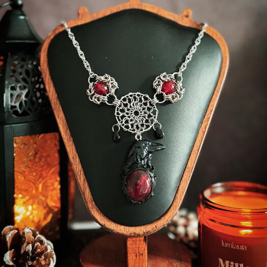 Raven s Wheel of Fate Earrings