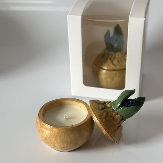 Hyacinth Flower Candle