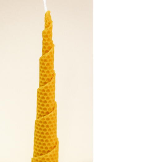 Bee wax artisanal candle