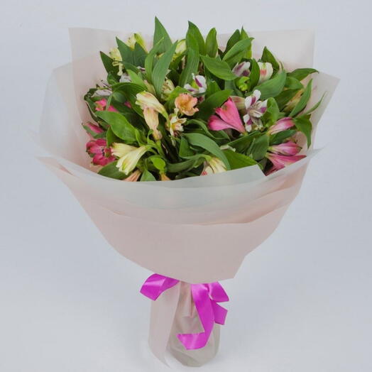 Bouquet of alstroemerias