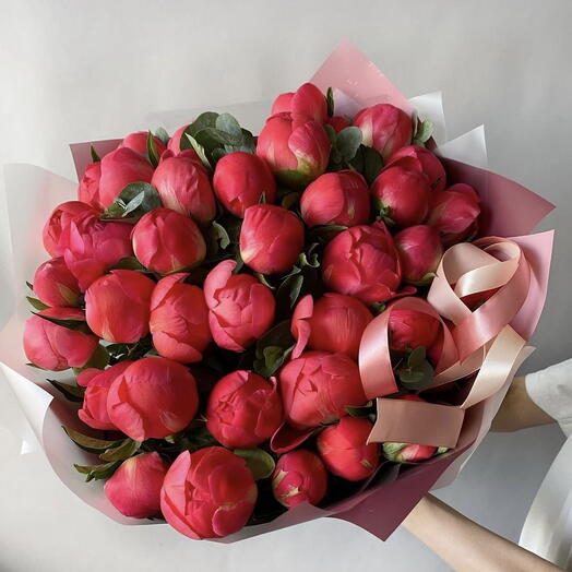 Piones mono Coral charm