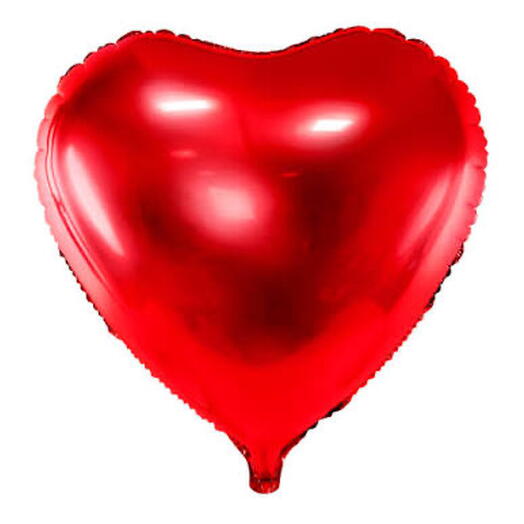 Red Heart Helium Balloon