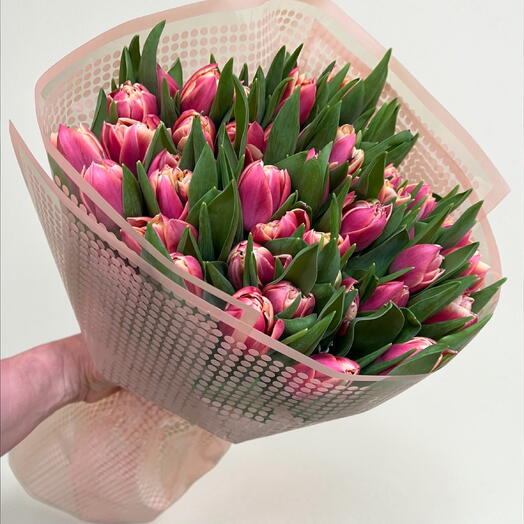 Bouquet of 51 tulips