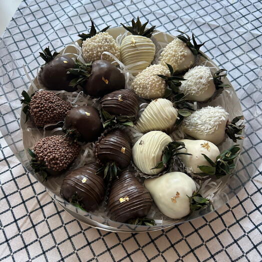 Fresas cubiertas de chocolate GUAU