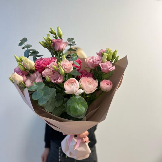 Assorted pink bouquet