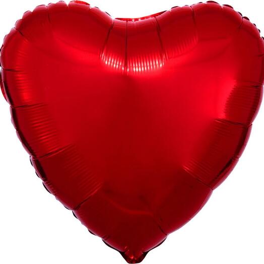 Balloon heart red