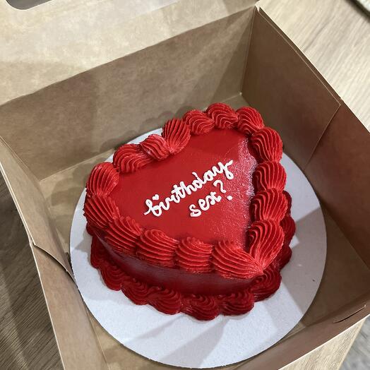 бенто торт серце