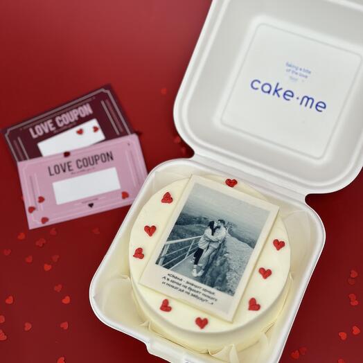 Bento cake with photo