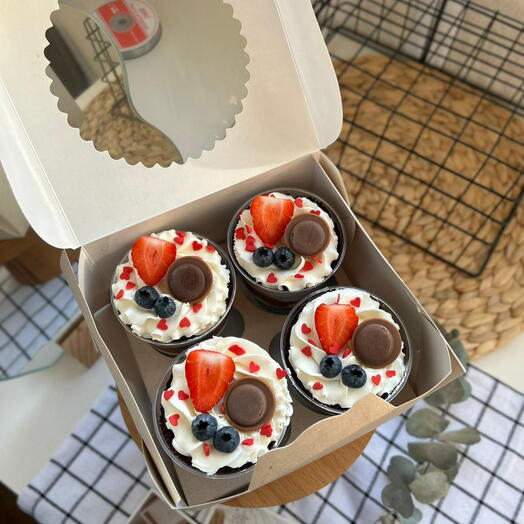 Little treats (cake  in a glass)4 pcs