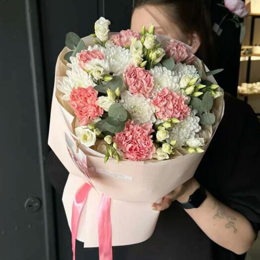 Авторский состпвной букет нежных оттенков