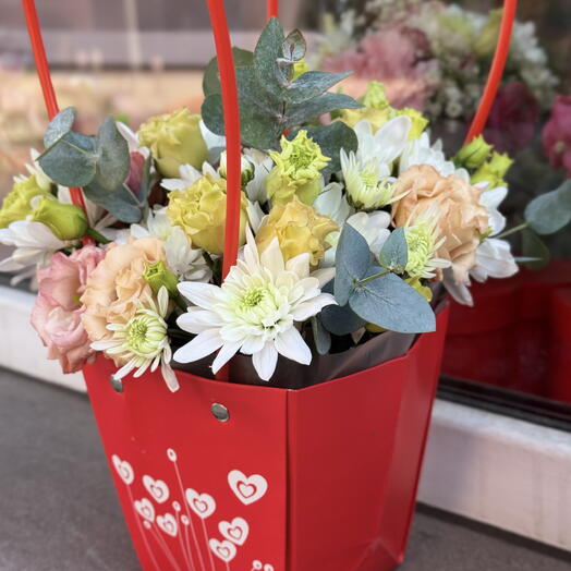 Torebka kwiatowa Love 2